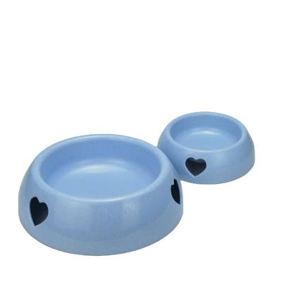 China Sustainable Eco Friendly Biodegradable Pet bowl For Dog Cat Water Food Feeding Dish EXW Proable Pet Basin Plastic Hollow solid Bowl for sale