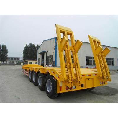 China heavy duty truck trailer china 50t-80t low bed semi trailer for sale for sale