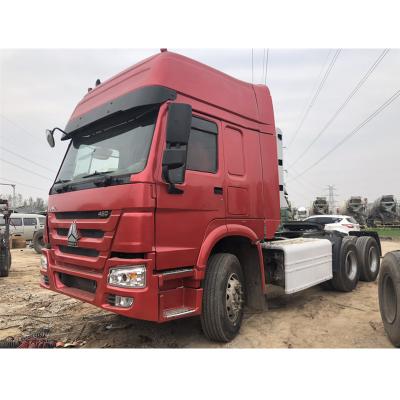 China Hot Sale 6X4 Iveco Head Trailer Diesel International Used Mercedes Good Quality 375Hp 420Hp Howo CNG Used Tractor Truck 6800X2496X3835 for sale