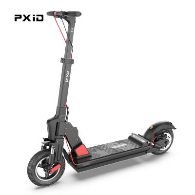 China 2022 PXID Unisex 10 Inch Offroad Tire Alloy ABS 48V 10Ah 500W Aluminum Adult Electric Scooter for sale