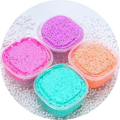 China Diy Toy Factory Non-Toxic Smart Kids Supply ASTM/EN71 Soft Funny Stretchy Overflowing Snowflake Foam Clay DMO Yiwu Bobao Modeling Clay for sale