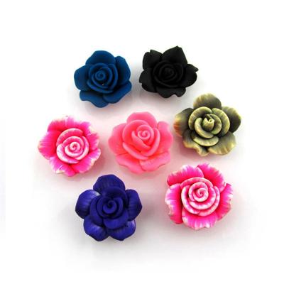 China Nice Europe DMO Wedding Dress Polymer Clay Flowers, DIY Artificial Flowers as Girls Women's Clothes and Hat Decoration for sale