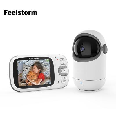 China PAN-TILT Plug and Play Wireless Split-Screen Video Baby Monitor Two Way Communication with Camera and Audio for Baby Safety for sale