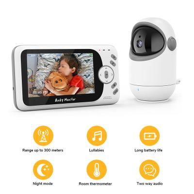 China Stylish PAN-TILT Wireless Baby Monitor Baby Monitor Color Nanny Camera Intercom Babe Sleep LCD Display Pan Tilt Video Kids Monitoring for sale