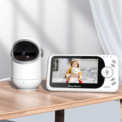 China PAN-TILT New Private Amazon Connect Two Way Video Baby Monitor Night Vision Intercom Pint Wireless Baby Monitor Security Camera For Infants for sale