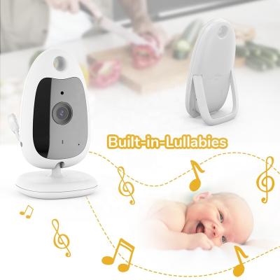 China Hot Selling Digital Baby Monitor 2.4GHz Wireless LCD Screen Night Vision Infrared Video Nanny Music Player Baby Monitor with Camera and Audio for sale