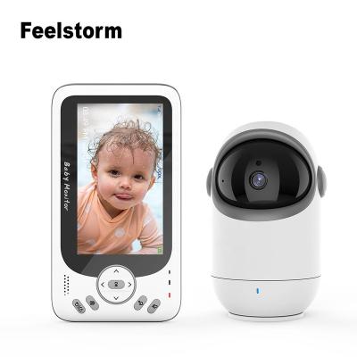 China PAN-TILT Logo Babyfoon Video Custom Baby and Pet Monitor Babysitter Easy Monitoring Baby Monitor 2.4GHz Two Way Audio and Night Vision for sale