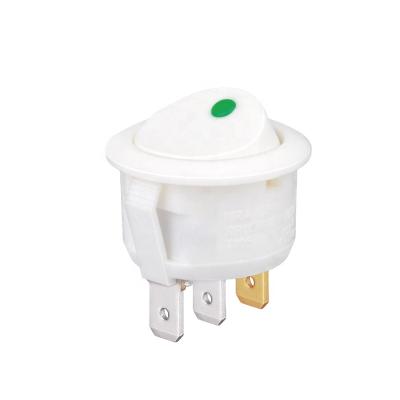 China Electronic Appliance IBAO RCA Rocker Switch Waterproof Rocker Switch White Color ON-OFF for Home Appliance for sale