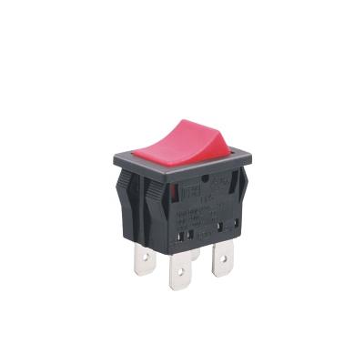 China IBAO All-Purpose Rocker Switch Red Button 4pins T125 Safety ON-OFF Approvals for sale