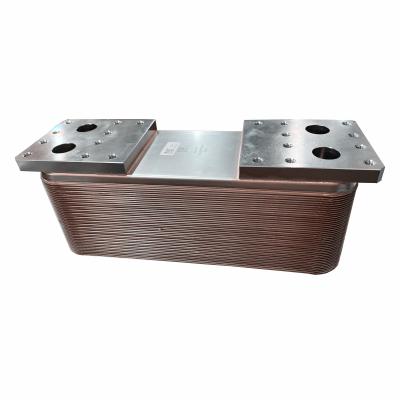 China Refrigeration Parts Heat Exchanger Compressor Oil Cooler Brazed Plate Heat Exchanger for sale