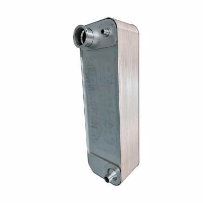 China Copper Brazed Plate Heat Exchanger for Outdoor Wood Boilers and Domestic Hot Water Heating for sale