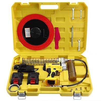 Cina Max 24V 21V Professional ricaricabile con batteria senza fili Grease Gun con 600cc Max10000 psi Battery Grease Gun Electric Grease Gun in vendita