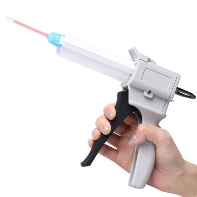 China 50 ml 10:1 Plastic Impression Mixing Dispenser Gun Dispensing AB Glue Gun Te koop