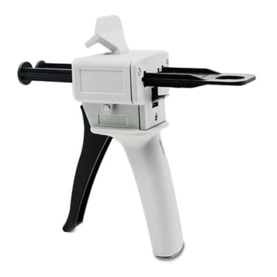 China 50ml Impression Gun Mixing Dispensing Glue Gun for 1:1/1:2 AB Plastic Dispenser Glue Tube for sale