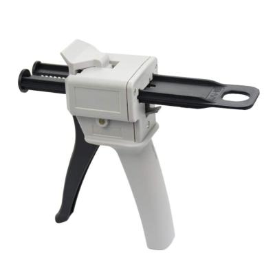 China 50ml 1:1/1:2 Mixing Dispensing Dispenser Plastic Dispensing Gun Kit AB Glue Gun for sale