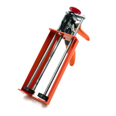 China 400ml 1:1 Metal Caulking Gun Orange Two Component Silicone Gun for sale