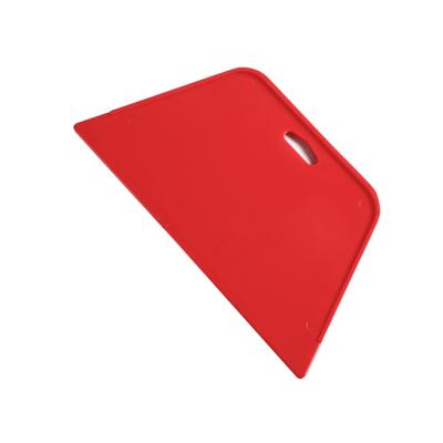 China High quality brand new plastic wallpaper special scraper for wallpaper red thickening and trapezoid tool for sale