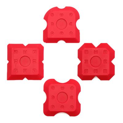 China Duurzaam 4pcs Rood Kleur Silicone Sealant Tool Kit Badkamer Sealant Remover Te koop