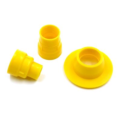 China Yellow Silicone Sealant Tool 3pcs Connection Bases For Caulking Nozzle Applicators for sale