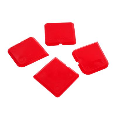 China Silicone Caulk Remover Tool 4pcs Red Diy Caulking Finishing Tool for sale