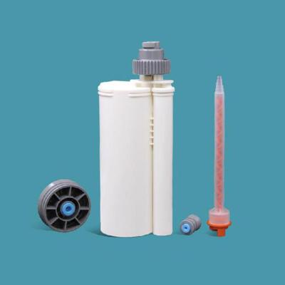 China 250ml 10:1 Empty 2 Part Epoxy Cartridge For Solid Surface Adhesive for sale