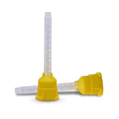 China HP Yellow 1:1 Dental Disposable Impression Materials Mixing Tips Dynamic Mixing Tips for sale