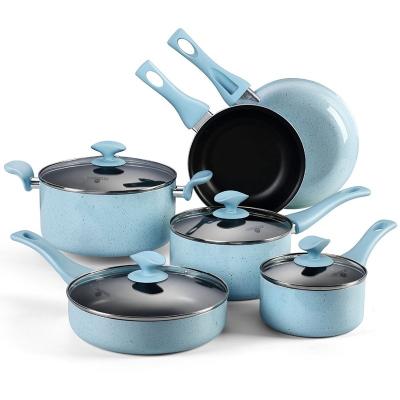 China Non Sustainable Stick Cookware Bottom Aluminum Saucepan And Induction Pot for sale