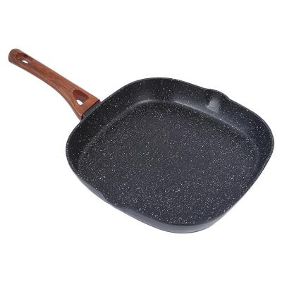 China Non Sustainable High Quality Premium Square Stick Griddle And Grill Pan for sale