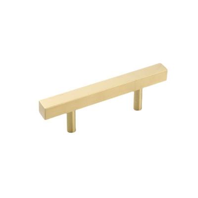 China High Quality Modern Chinese Brass Handle Furniture Hardware Furniture Wardrobe Cabinet Door Handle Pure Copper Handle for sale