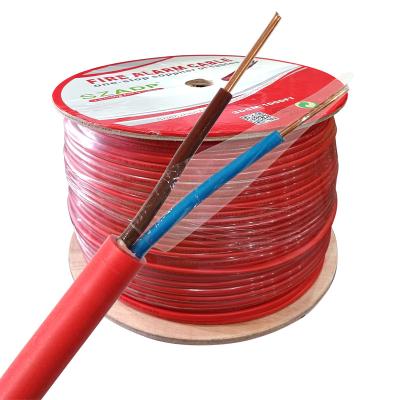 China Industrial Fire Resistant 4-Core Cable For Smoke Detector System Red Cu Alarm 2.5mm Fire Alarm Cable for sale