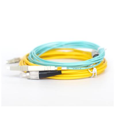 China Fiber Optic Active Device Ftth Armored SC APC Lszh SC To SC UPC 5m Patch Cord 3.0mm 1.5m Yellow Fiber Optic Patch Cord for sale