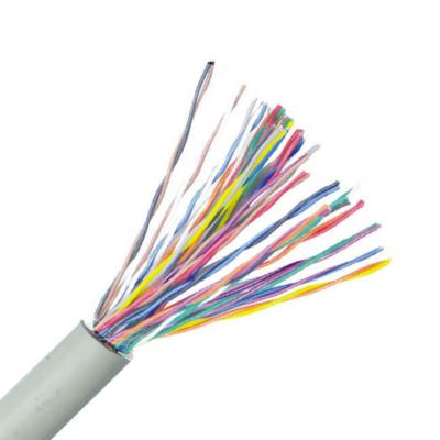 China Audio transmission / communication telephone cable (2,5,10,50,100pair) twisted pair telephone cable for sale