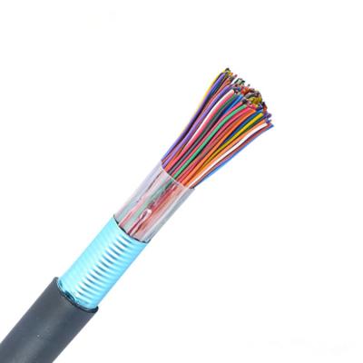 China Multi steel tape cable 25 armored outdoor telephone cable cat5 twisted pair telecommunication core telephone cable 0.5mm for sale