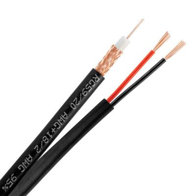 China Free Sample Competitive Price Coaxial Cable RG59 +2C Power Cable For CCTV Cable Rg59+2c for sale