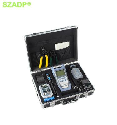 China FTTH FTTB FTTX Network Wholesale Price Fiber Tool Kit With FC-6S Fiber Optic Cleaver And Power Meter for sale