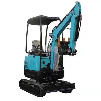 China Hotels Farmland Orchards New 1500kg Hook Machine Mini Orchard Digging Trenches 1.5Ton Excavator for sale