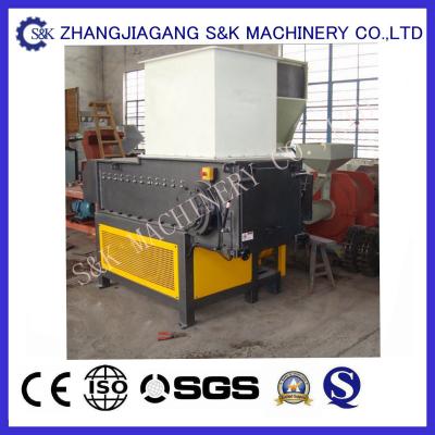 China One Shaft 37KW Shredding Wood plate Crusher Machine / Timber Shredder With Screen for sale