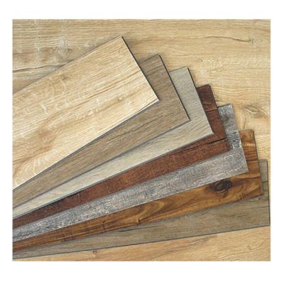 China Waterproof Wood Grain Effect LVT Waterproof Vinyl Plank PVC Tiles Dry Back Vinyl Flooring for sale