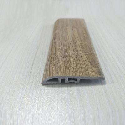 China Raincoat ; Fireproof Colorful SPC Reducer Flooring Accessories Panel Skirting Board for sale