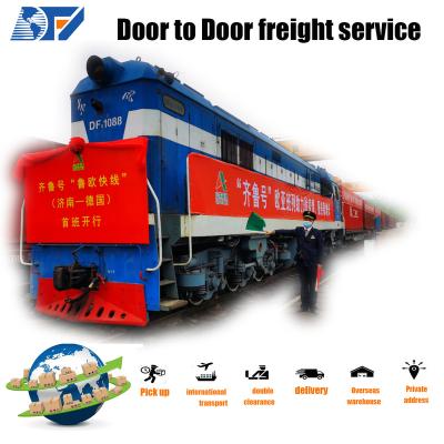 China 15days free fast and safe shipping train transport door to door DDP services from China to Finland railway agent for sale