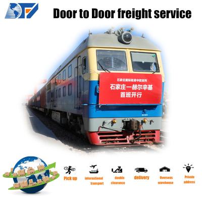 China best express free fast 15days railway to Spain DDU DDP from China by Amazon FBA agent for sale