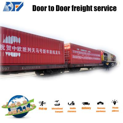 China 15days free shipping cheapest rail forwarder with container from China to Uzbekistan Kazakhstan Kyrgyzstan Tajikistan for sale