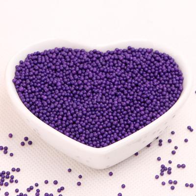 China Popular Edible Cake Sprinkles Decoration Sugar Pearls in Purple YSSP-05PO for sale