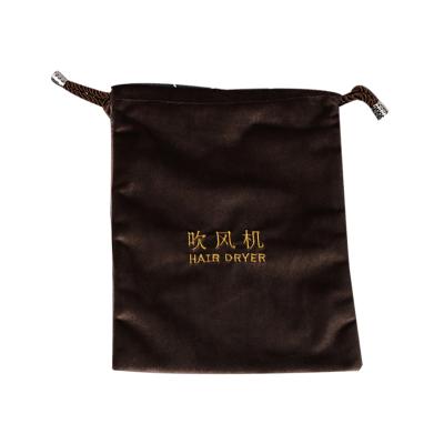 China Factory Direct Products Canvas Fabric Hair Dryer Bag Traditional Custom Folding Drawstring Bags Logo Style Customized for sale