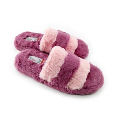 China Fashion Trend Manufacturers Chinese Custom Women's Slippers Women's Fur Flurry Women's Warm Indoor Room Slips Slippers for sale