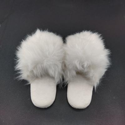 China Cheaper Price Faux Fur Slippers Lightweight Fluffy Slide Sandals Custom Slipper Manufacturer Women Fashion Fur Slides for sale