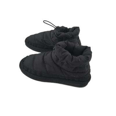 China Good Quality Lightweight Winter Warm Black Soft Nylon Slippers House Women Indoor Home Man Shoes for sale