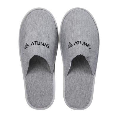 China Winter Autumn Closed Toe Mule Slippers Men's Women's Sping EVA Custom Cotton Jersey Terry for Hotel and Home for sale