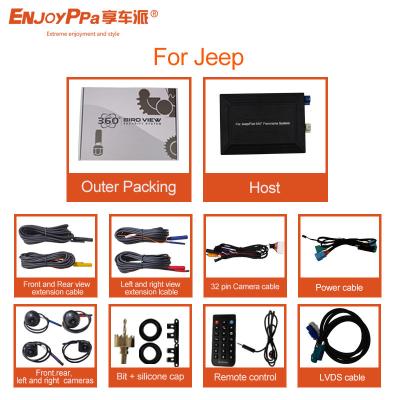 China HD 360 View Car Camera System voor Jeep Fisheye Omgevingscamera's Te koop