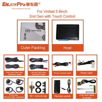 China Full View HD Fish Eye 360 Camera System Veiliger parkeren voor Vinfast 5 Te koop